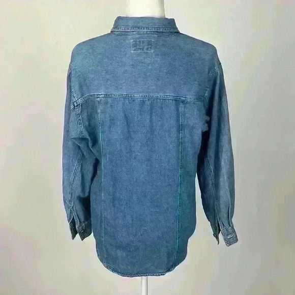 Route 66 Light Blue Vintage Cotton Jacket Size M - Picture 5 of 10